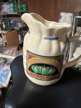 Vintage water pitcher